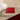Red Gucci Calfskin Bamboo Tassel Clutch - Designer Revival