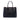 Black Prada Medium Saffiano Cuir Double Satchel