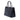 Black Prada Medium Saffiano Cuir Double Satchel