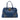 Blue Prada Studded Saffiano Cuir Promenade Satchel