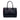 Blue Prada City Calf Bibliotheque Satchel - Designer Revival