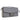 Gray Fendi Zucca Calfskin Soft Trunk Baguette Satchel