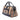 Beige Burberry Haymarket Check Canvas Travel Bag