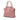 Pink Gucci Medium Leather GG Charm Dome Satchel