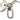 Silver Louis Vuitton Brass Damier Porte Cles Address Bag Charm and Key Holder