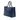 Blue Prada Large Saffiano Cuir Double Satchel