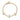 Gold Louis Vuitton Gold Plated Strass Gamble Bracelet