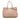 Beige Prada Vitello Daino Open Convertible Tote Satchel - Designer Revival