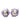 Purple Chanel Resin Camellia Earrings