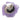 Purple Chanel Resin Camellia Earrings