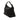 Black Fendi Zucchino Canvas Handbag