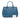 Blue Prada Medium Saffiano Lux Galleria Double Zip Satchel - Designer Revival