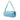 Blue Fendi Sarah Coleman Zucca Coated Canvas Vertigo Shoulder Bag