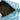 Blue Fendi Sarah Coleman Zucca Coated Canvas Vertigo Shoulder Bag
