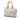 White Louis Vuitton Polka Dots Panama Tinkerbell Handbag