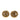 Gold Chanel CC Gold Plated Round Clip On Earrings