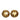 Gold Chanel CC Gold Plated Round Clip On Earrings