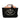 Black Prada Canvas Wood Handle Canapa Logo Satchel
