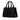 Black Prada Small Canvas Canapa Logo Satchel - Designer Revival