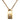 Gold Chanel CC Gold Plated Strass Necklace Pendant