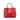 Red Prada Glace Calf Twin Pocket Satchel - Designer Revival