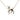 Gold Chanel CC Gold Plated Rhinestone Deer Pendant Necklace