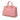 Pink Saint Laurent Small Leather Monogram Cabas Satchel