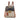 Brown Gucci GG Supreme Padlock Backpack