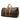 Brown Louis Vuitton Monogram Keepall Bandouliere 60 Travel Bag
