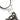 Silver Louis Vuitton Stainless Steel LV Initials Key Holder And Bag Charm