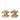 Gold Chanel CC Gold Plated Quilted Clip on Earrings - Designer Revival