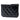 Black Chanel CC Quilted Patent Pouch