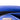 Blue Saint Laurent Grain De Poudre Matelasse Chevron Monogram Flap Wallet - Designer Revival