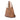 Brown Chanel Calfskin Square Stitch Tassel Hobo Shoulder Bag