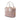 Pink Prada Small Bicolor Saffiano Square Bauletto Satchel