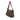 Brown Fendi Zucchino Canvas Double Flap Chain Shoulder Bag - Designer Revival
