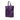 Purple Bottega Veneta Nylon Intrecciolusion Vertical Tote