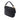 Black Fendi Mini Zucca Embossed Leather Baguette Satchel - Designer Revival