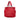 Red Bottega Veneta Nappa Intrecciato Bucket Bag