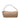 Brown Fendi Zucchino Canvas Barrel Pochette Handbag