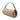 Brown Fendi Zucchino Canvas Barrel Pochette Handbag