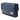 Blue Prada Saffiano Leather Double Turnlock Crossbody