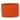 Orange Hermès Epsom and Palladium Plated Kelly Extreme Dog Bracelet