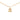 Gold Chanel Gold Plated CC Pendant Necklace