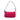 Pink Fendi Zucchino Canvas Pochette Shoulder Bag