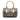 Brown Burberry Smoke Check Coated Canvas Chester Boston Bag