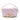 Pink Fendi Mini Zucca Embossed Velvet Baguette Satchel