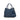 Blue Prada Vitello Daino Sacca 2 Manici Convertible Tote Satchel - Designer Revival
