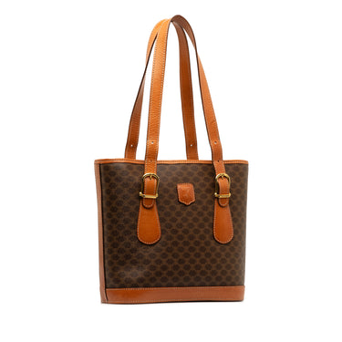 Brown Celine Macadam Tote Bag - Designer Revival