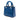 Blue Dior Medium Metallic Patent Microcannage Lady Dior Satchel